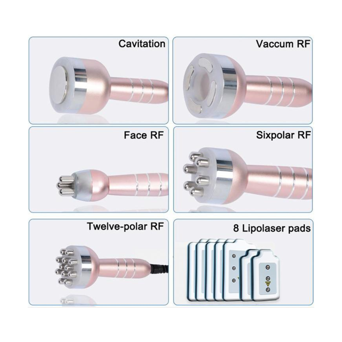 6-in-1 Body Slimming & Skin Tightening Machine – Cavitation, RF, Vacuum & Lipo Laser