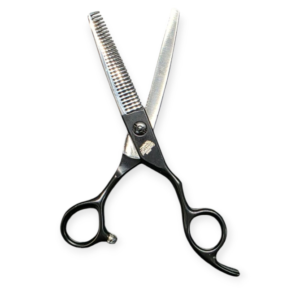Barber Pro Thinning Scissors – Black Chrome, 6 Inch, Japanese Steel