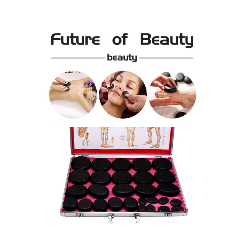 Hot Stone Heater – Professional 28-Piece Massage Stone Warmer