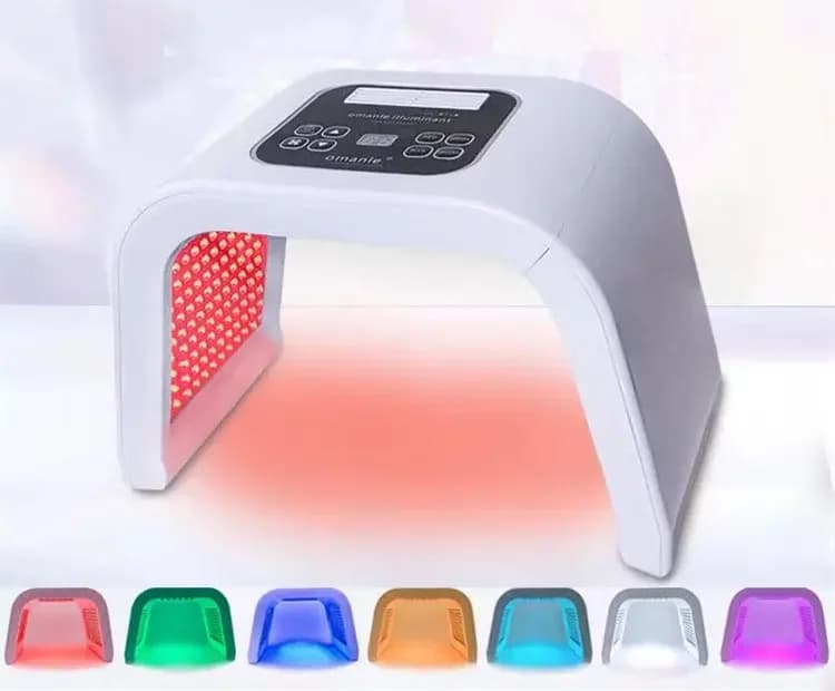 7-Color LED Light Therapy Lamp for Skin Rejuvenation