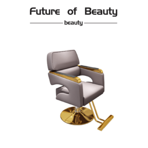 Brown PU Salon Chair