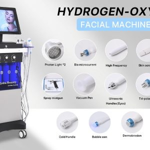 Hydro Oxygen 14 in 1 Facial Beauty Machine Professional Rejuvenation Deep Skin Care
