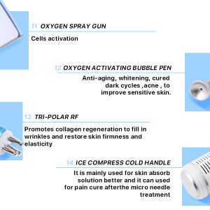Hydro Oxygen 14 in 1 Facial Beauty Machine Professional Rejuvenation Deep Skin Care